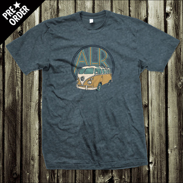 1966 VW Bus Tee - Slate Blue