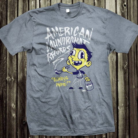 ALR Cartoon Guy Tee - Stonewash Demin